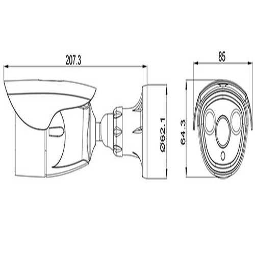 JVS-A811-BT ANALOG BULLET CAMERA JVS-A811-BT ANALOG BULLET CAMERA